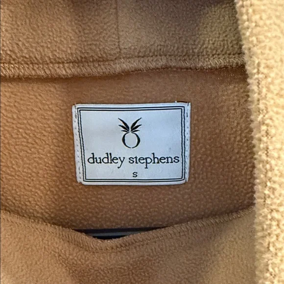 Dudley Stephens Park Slope Tan Vello Fleece Women's Sweater - Picture 2 of 3